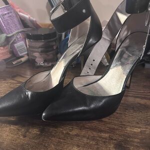 Michael Kors Black Leather Heels